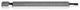 Magna krachtbit 1 4 sqdr1 50mm vierkant | 5 stuks