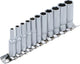 Bgs technic hexagon socket set, deep 1 4 af 4 - 13 mm 11 pcs.