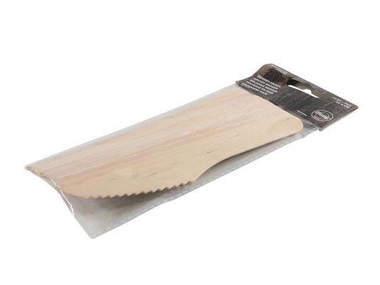 Kitchen tools houten mes pakje a 12 stuks bamboe 11cm