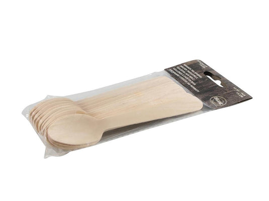 Kitchen tools houten theelepel pakje a 12 stuks