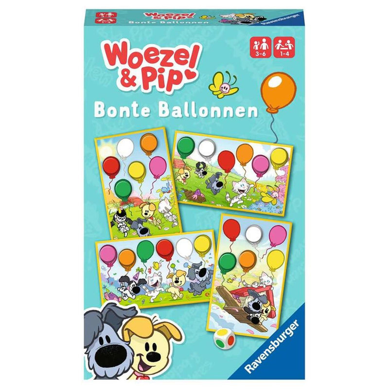 Afbeelding laden in galerijviewer, Ravensburger woezel pip bonte ballonnen
