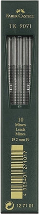 Faber-castell potloodstiftjes tk9071 2,0mm 4h doos met 5 stuks