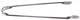 Hulzebos cycle parts b.v. spatbordstang 28sp grijs pad 6mm