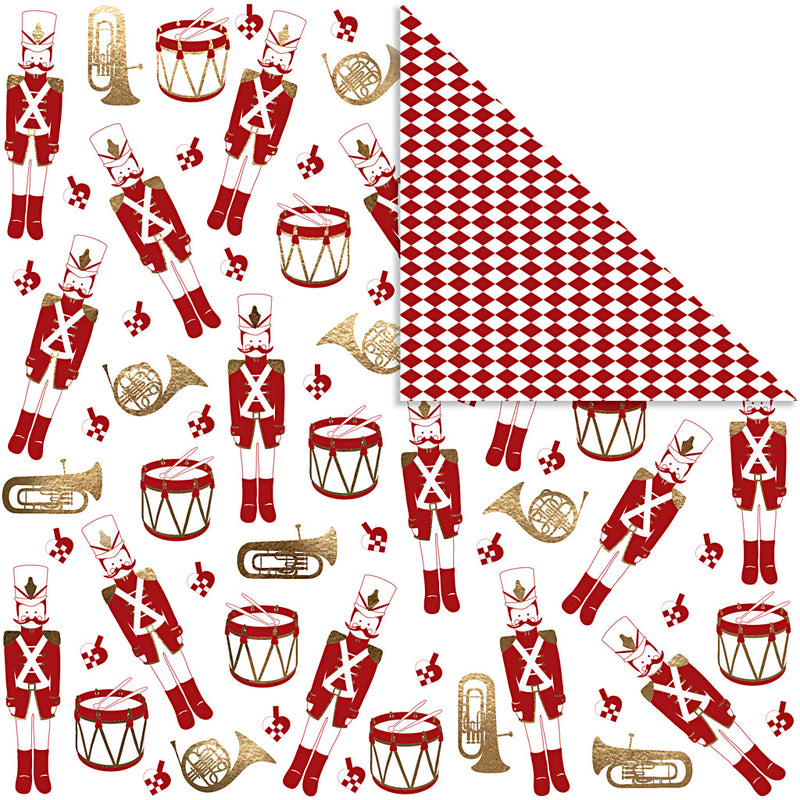Afbeelding laden in galerijviewer, Https: www.cchobby.nl design-papier-notenkraker-180-gr-goud-rood-wit-3-vel-1-doos
