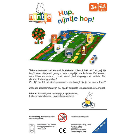 Ravensburger hup nijntje hop kleurendobbelspel