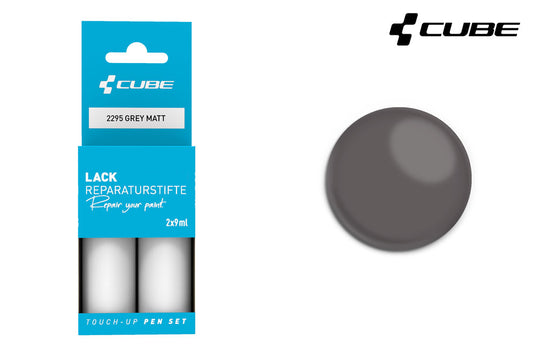 Cube touch-up pen set grey matt
