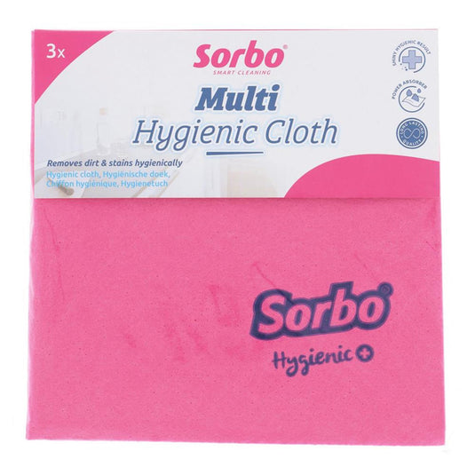 Sorbo hygienic+ huishouddoekjes set a 3 stuks