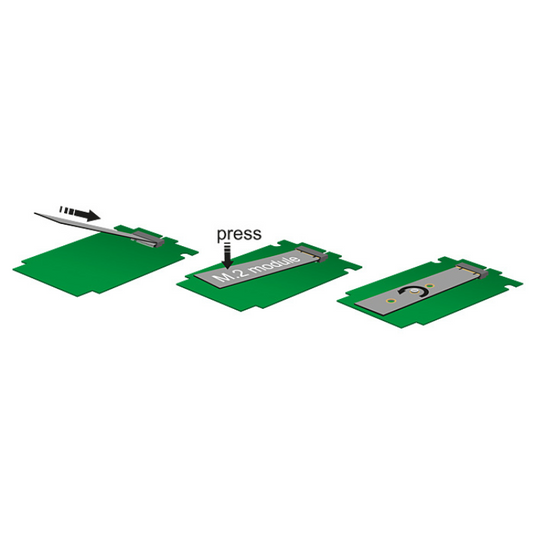 22-polig sata naar m.2 ngff adapter