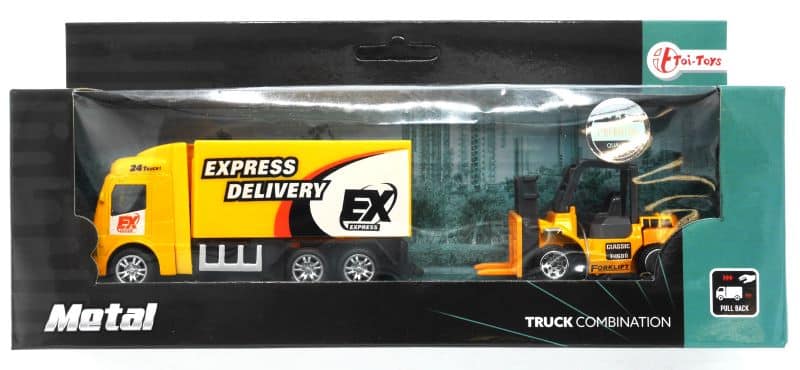 Afbeelding laden in galerijviewer, Toi-toys toi toys die-cast sleepwagen met auto
