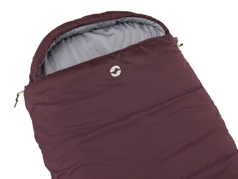 Afbeelding laden in galerijviewer, Outwell Campion Lux slaapzak aubergine
