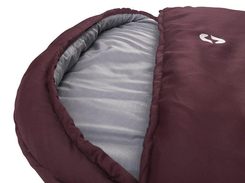 Afbeelding laden in galerijviewer, Outwell Campion Lux slaapzak aubergine
