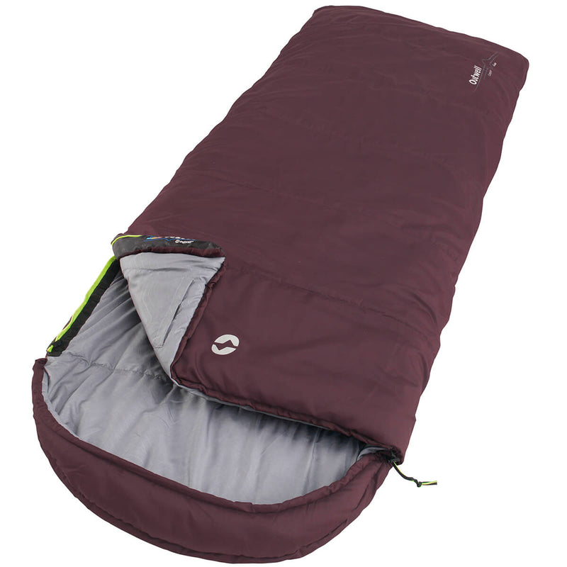 Afbeelding laden in galerijviewer, Outwell Campion Lux slaapzak aubergine
