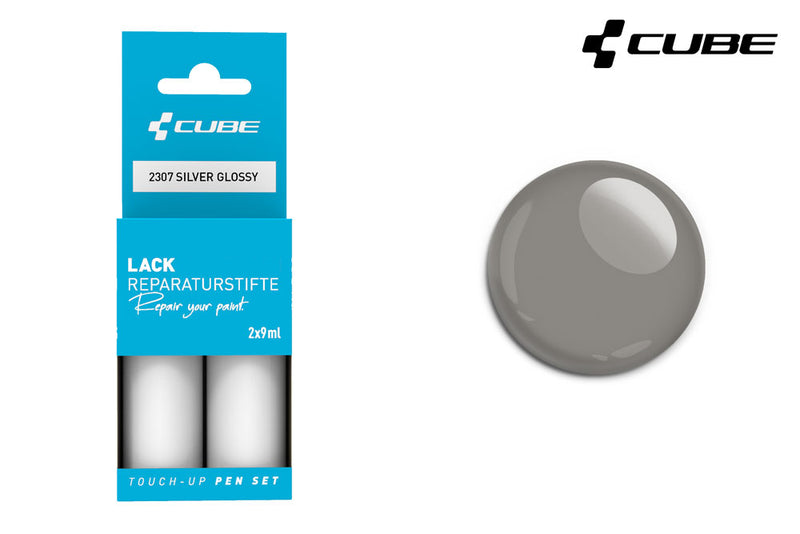 Afbeelding laden in galerijviewer, Cube touch-up pen set grey glossy
