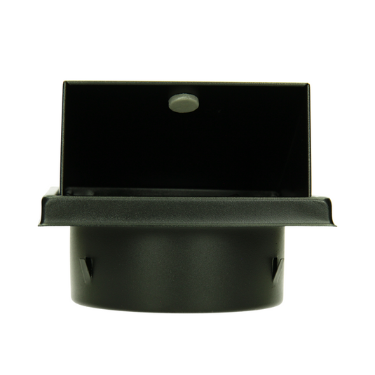 Renson 1066437 - zwart inox dampkaprooster type 641 ø125mm, opbouw | 2 stuks
