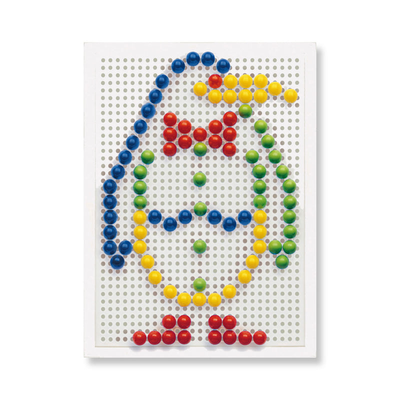 Afbeelding laden in galerijviewer, Quercetti insteek mozaïek, 100 pins
