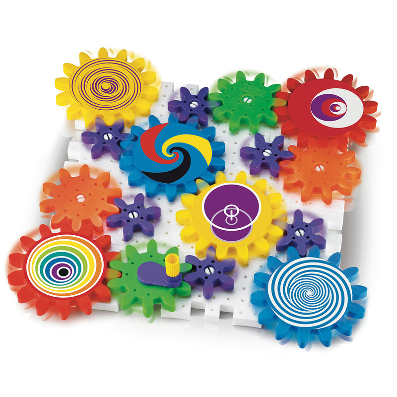 Afbeelding laden in galerijviewer, Quercetti tandwielenset kaleido gears - 55-delig - bouwstenen
