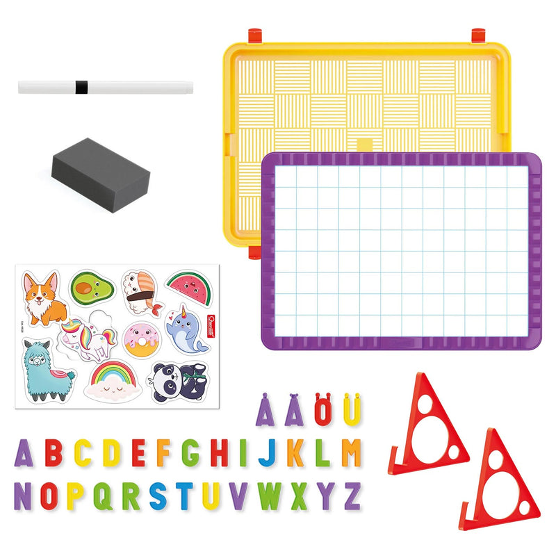 Afbeelding laden in galerijviewer, Quercetti magneetbord letters in opbergkoffer
