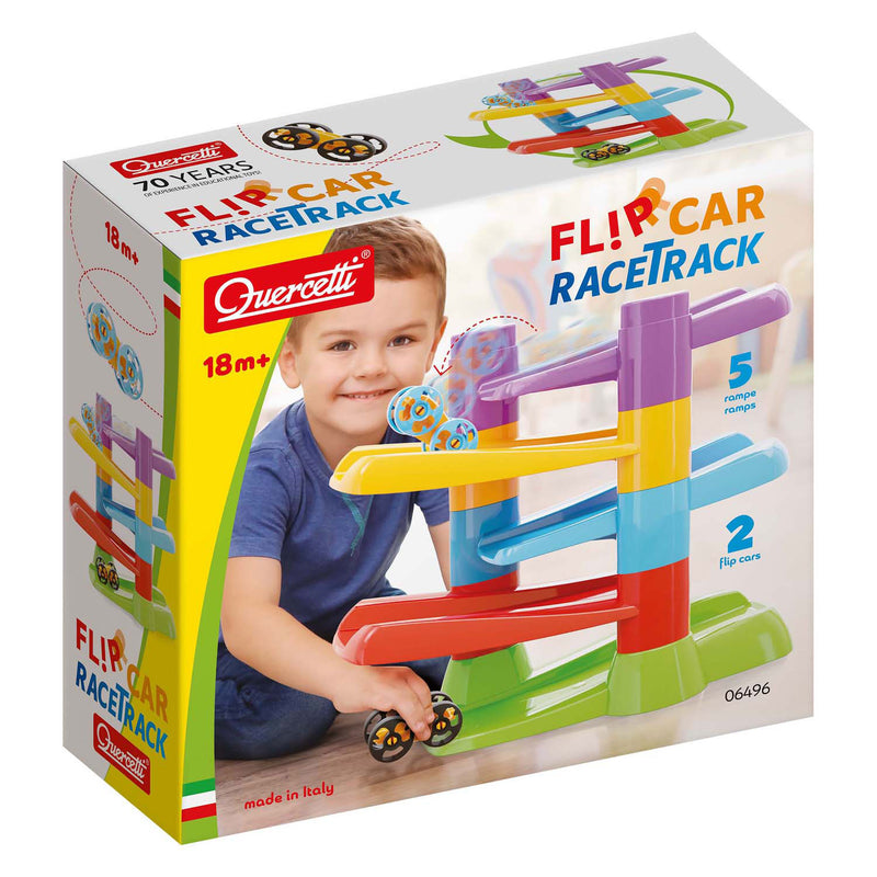 Afbeelding laden in galerijviewer, Quercetti racebaan met flip auto's, 7dlg.
