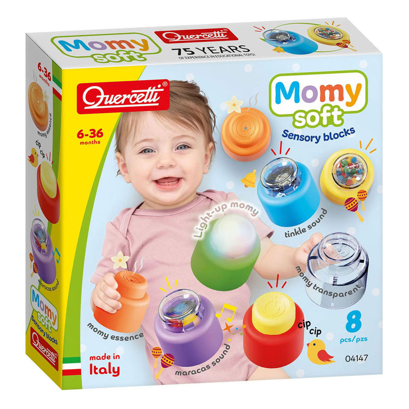 Afbeelding laden in galerijviewer, Quercetti momy soft sensory - 8dlg.

