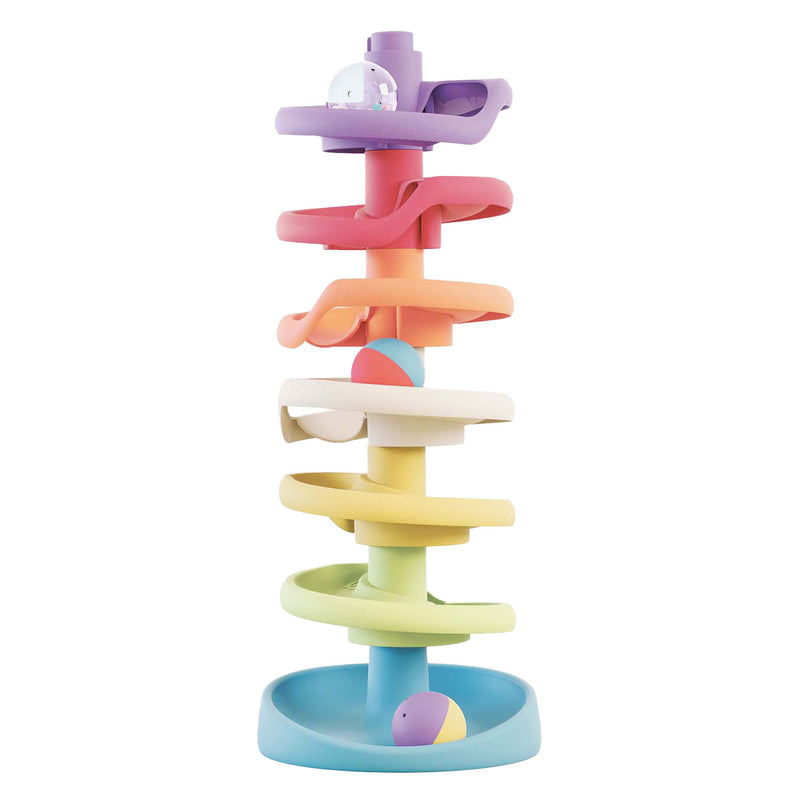 Afbeelding laden in galerijviewer, Quercetti spiral tower knikkerbaan + geluid 10-delig

