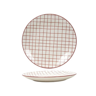 Svenska living bord 'berry' rood ø26,5cm