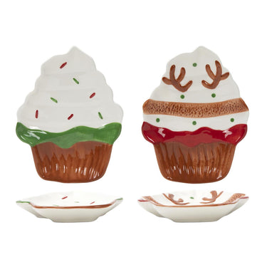 Svenska living kerstbord cupcake 18x13,8x2cm
