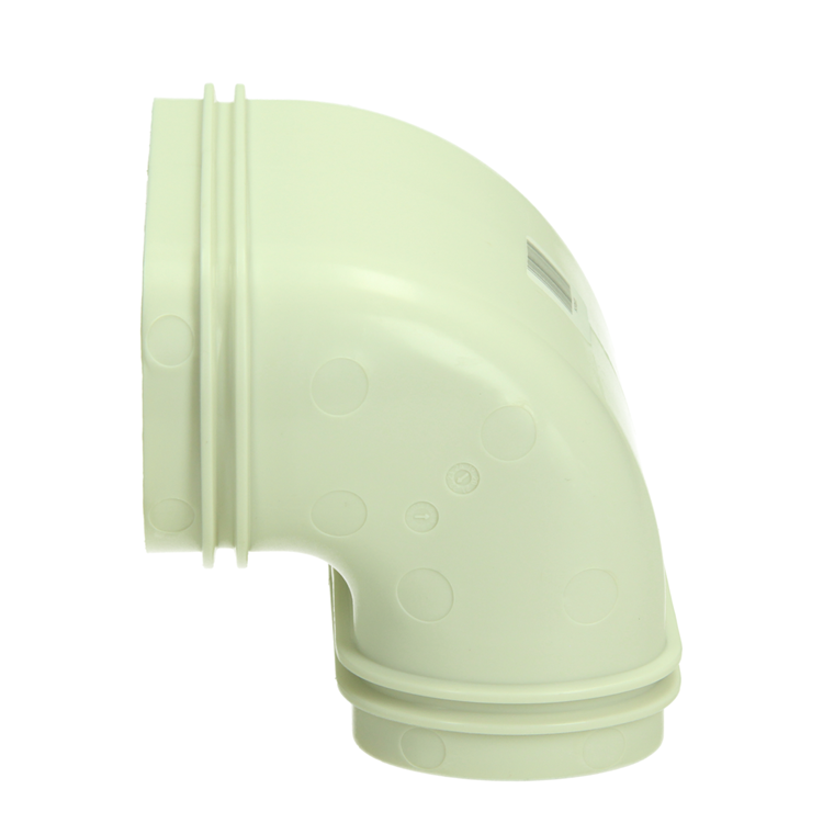 Afbeelding laden in galerijviewer, Renson 1068951 - easyflex verticale bocht 90° | 2 stuks
