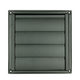 Renson 1068946 - inbouw dampkaprooster 633 inox zwart (dia 125) | 2 stuks