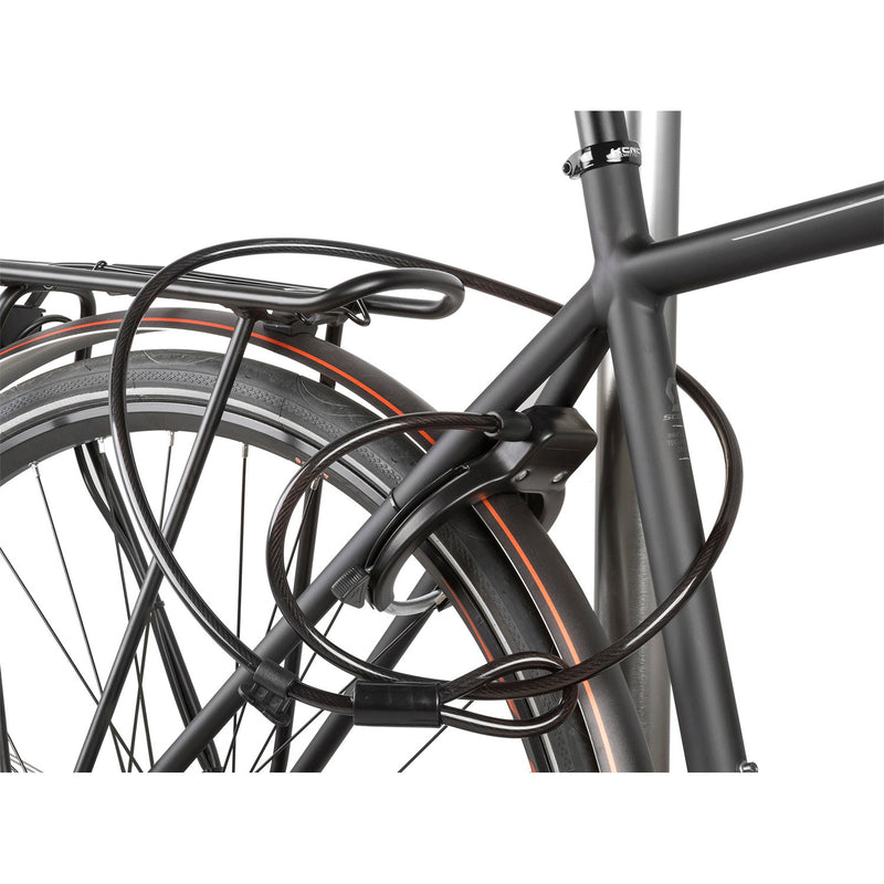 Afbeelding laden in galerijviewer, M-wave ringloop frame lock with cable
