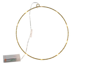 Svenska living decoring metaal 25cm goud 10led lampen