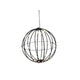 Svenska living bal zwart 15cm 40led timer op batterij