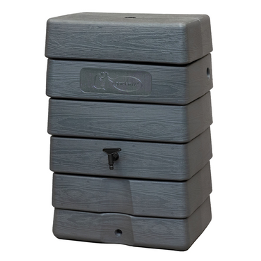 Harcostar 1066443 - regenton muurtank grijs 168l | 2 stuks