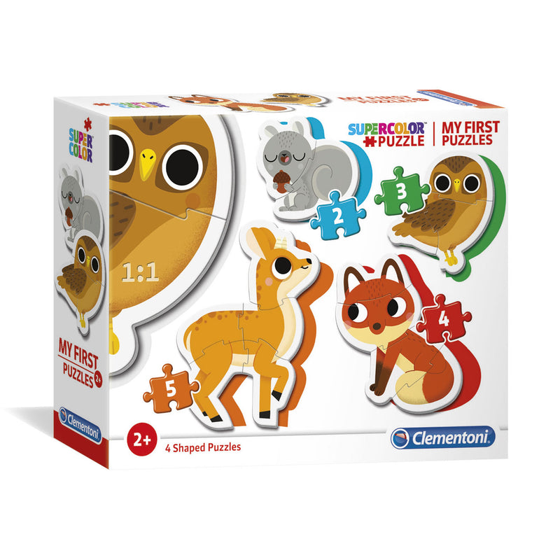 Afbeelding laden in galerijviewer, Clementoni mijn eerste puzzels - bosdieren

