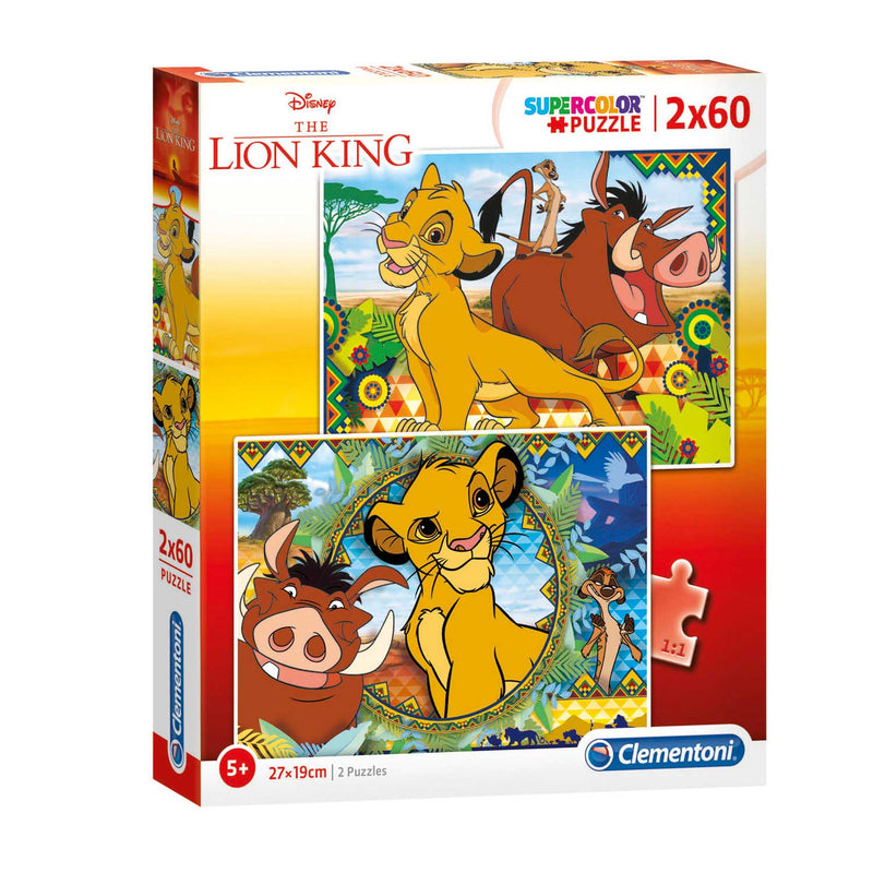Afbeelding laden in galerijviewer, Clementoni Puzzel The Lion King, 2x60st.
