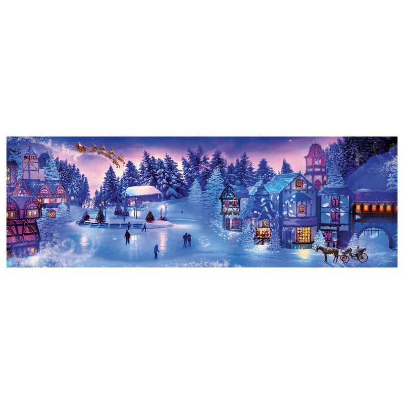 Afbeelding laden in galerijviewer, Clementoni Panorama Puzzel Kerst, 1000st.
