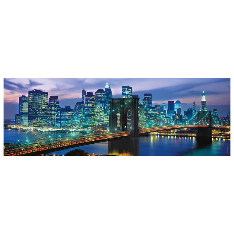 Afbeelding laden in galerijviewer, Clementoni panorama puzzel new york brooklyn bridge, 1000st.
