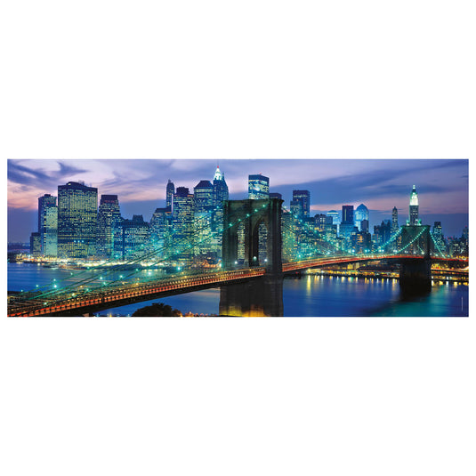 Clementoni panorama puzzel new york brooklyn bridge, 1000st.