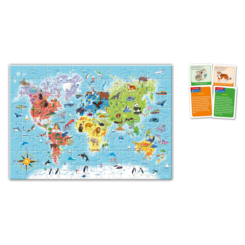 Afbeelding laden in galerijviewer, Clementoni education - ontdek de wereld puzzel
