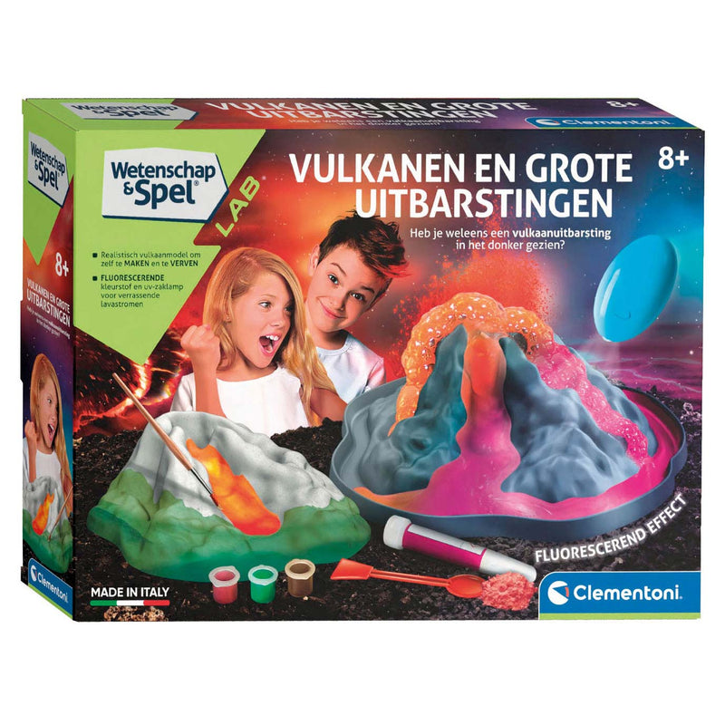 Afbeelding laden in galerijviewer, Clementoni wetenschap spel - glow in the dark vulkaan
