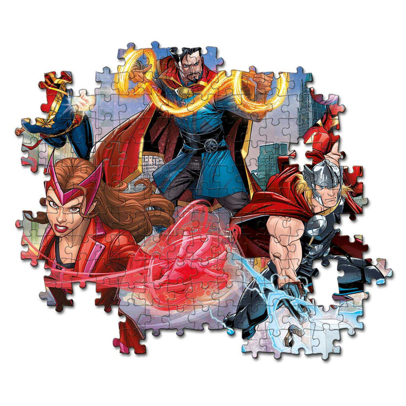 Afbeelding laden in galerijviewer, Clementoni glitter puzzel the avengers, 104st.
