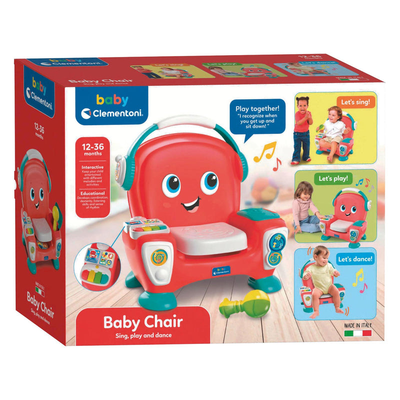 Afbeelding laden in galerijviewer, Clementoni kinderstoel - zing, speel en dans
