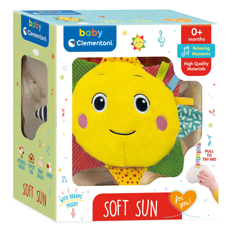 Afbeelding laden in galerijviewer, Clementoni Baby Zacht Muziekdoosje Zon
