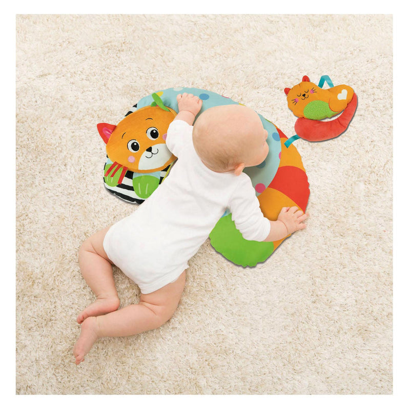 Afbeelding laden in galerijviewer, Clementoni Baby Tummy Time Kussen Kitty Cat
