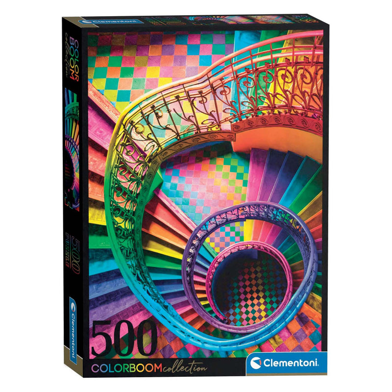 Afbeelding laden in galerijviewer, Clementoni Colorboom Legpuzzel Stairs, 500st.
