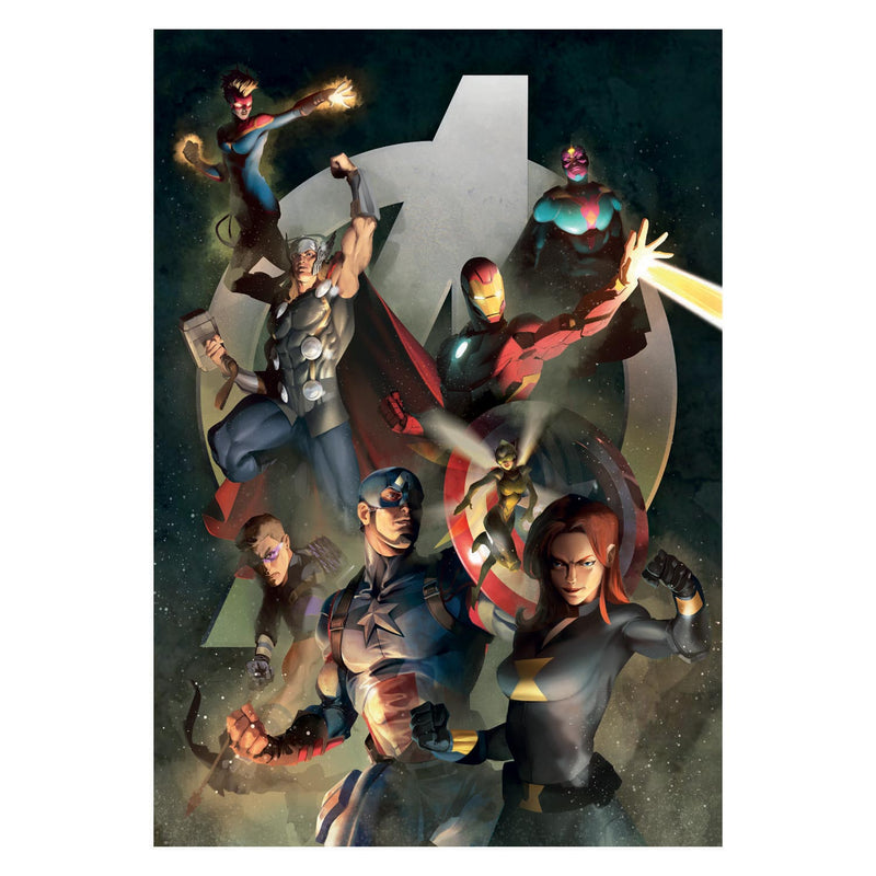 Afbeelding laden in galerijviewer, Clementoni puzzel disney 100 jaar - marvel avengers 1000 stukjes.
