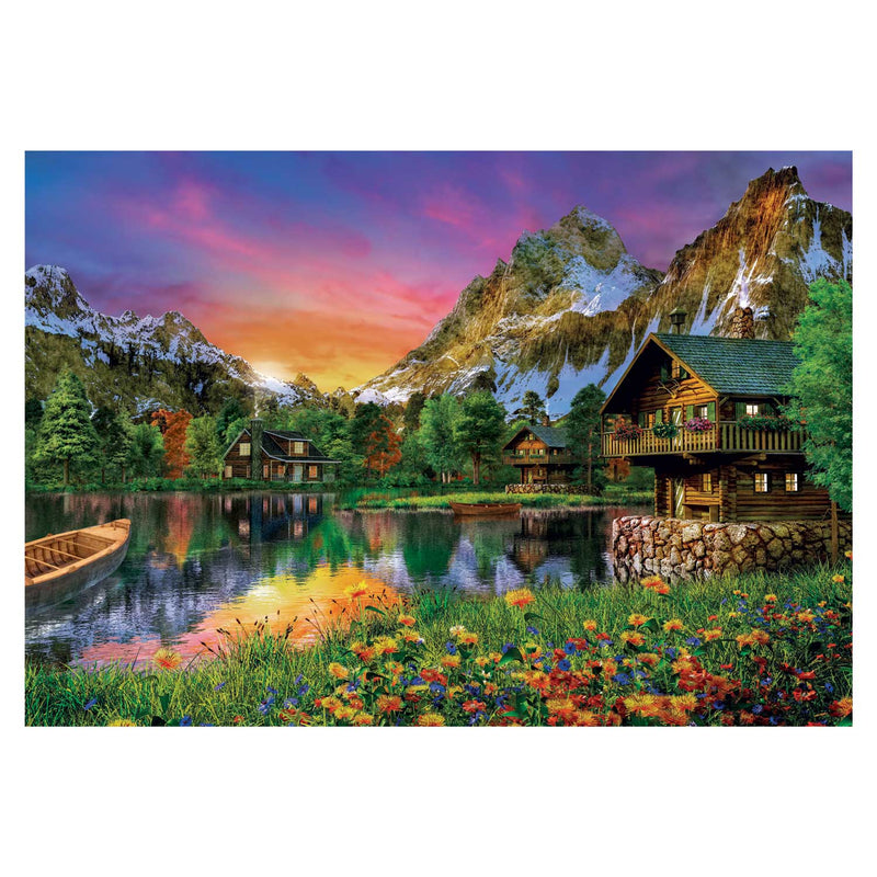Afbeelding laden in galerijviewer, Clementoni puzzel alpine lake, 6000st.
