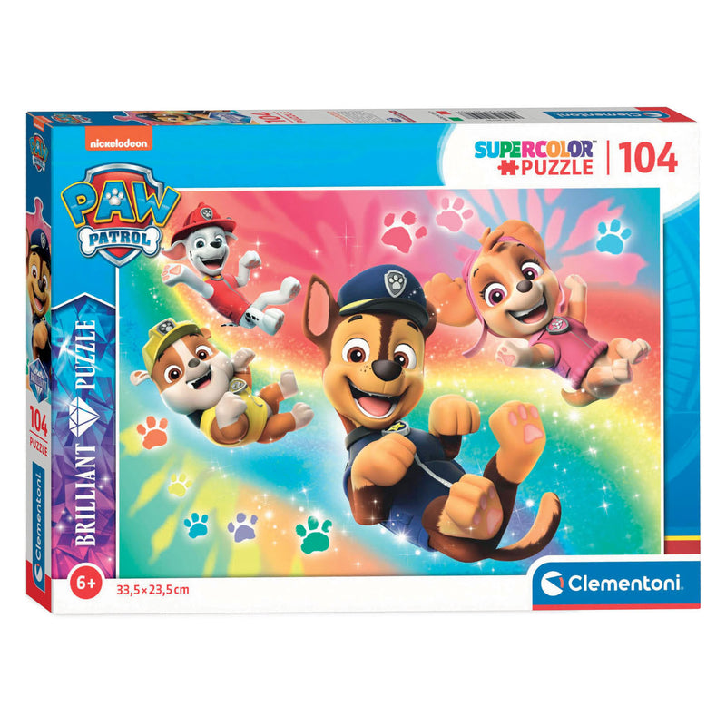 Afbeelding laden in galerijviewer, Clementoni Brilliant Legpuzzel Paw Patrol, 104st.
