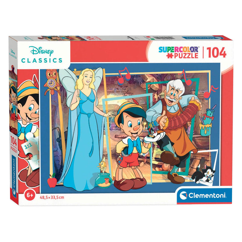 Afbeelding laden in galerijviewer, Clementoni Puzzel Disney - Pinokkio, 104st.

