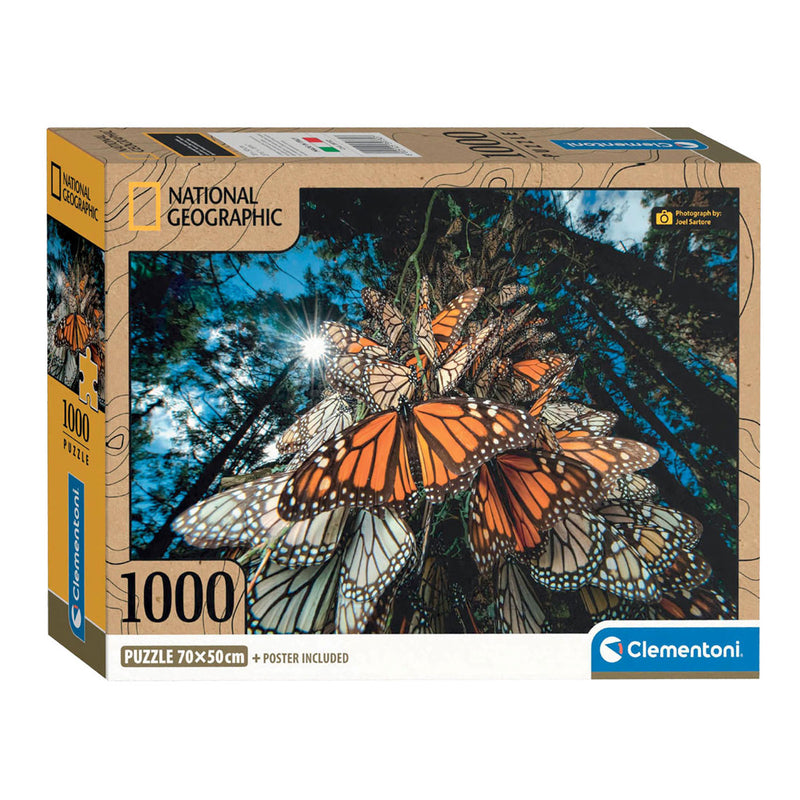 Afbeelding laden in galerijviewer, Clementoni Legpuzzel National Geographics - Vlinder, 1000st.
