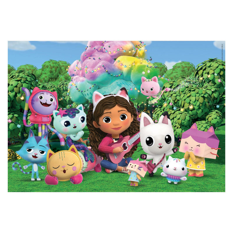 Afbeelding laden in galerijviewer, Clementoni supercolor puzzel gabbys dollhouse 24 maxi stukjes
